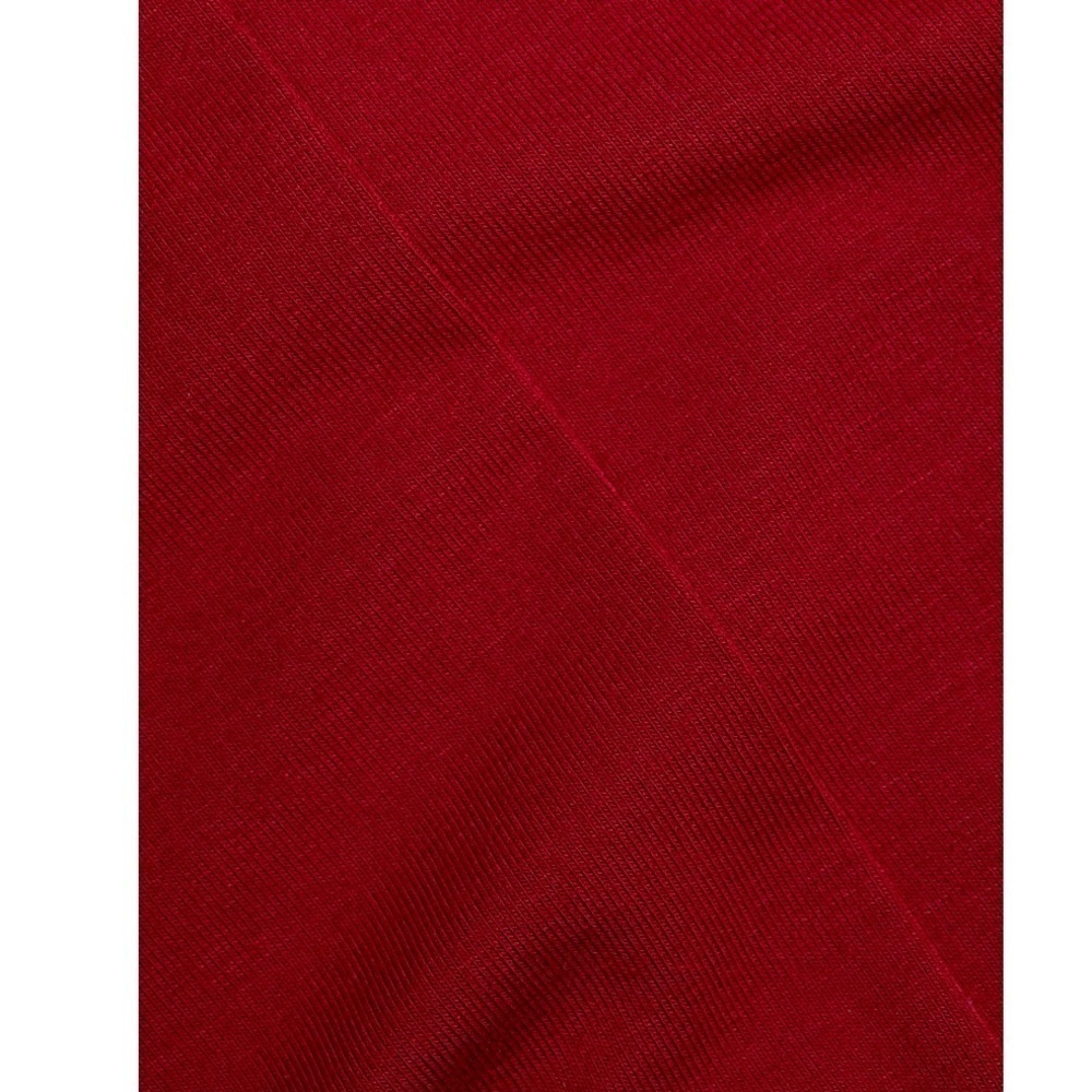 Elie Tahari Red Twist Mock Neck Top Large - Picture 5 of 9